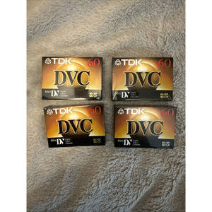 NIB TDK DVC Mini Digital Video Cassette 60 Lot Of 4